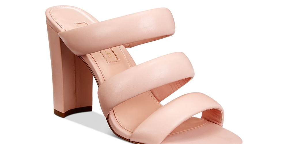 Avec Les Filles Women's Mara Heeled Sandal, avec Pink Nappa, Size 7 M