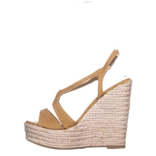 XOXO Women's Sabeen Open Toe Casual Espadrille Sandals Sand Size 9M