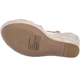 XOXO Women's Sabeen Open Toe Casual Espadrille Sandals Sand Size 9M