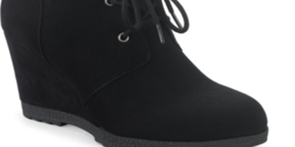 Sun + Stone Women's Kiraa Booties Black Size 10 M