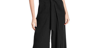 Joie Women's Jumpsuit Split-Leg Crop Midnight Blue Size 6