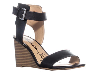 American Rag Womens Aislinn Open Toe Casual Ankle Strap Sandals Black Size 9.5M