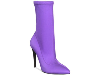 Call It Spring Womens Hailassi Pointed Toe Mid-Calf Fashion Boots Purple Size 8M