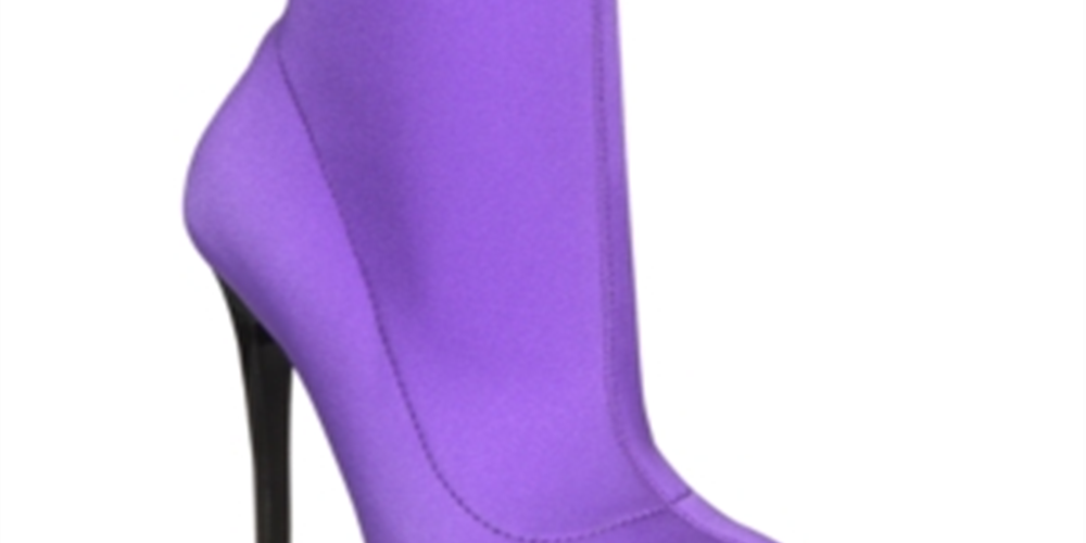 Call It Spring Womens Hailassi Pointed Toe Mid-Calf Fashion Boots Purple Size 8M