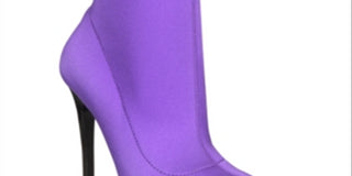 Call It Spring Womens Hailassi Pointed Toe Mid-Calf Fashion Boots Purple Size 8M