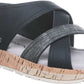 Bearpaw Women's Shelli Strappy Sandal Black Size 11 M