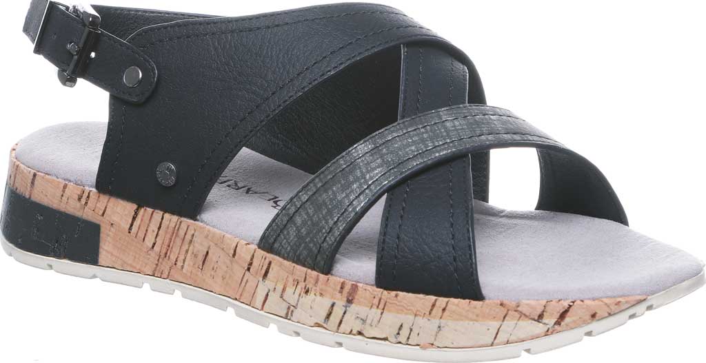 Bearpaw Women's Shelli Strappy Sandal Black Size 11 M