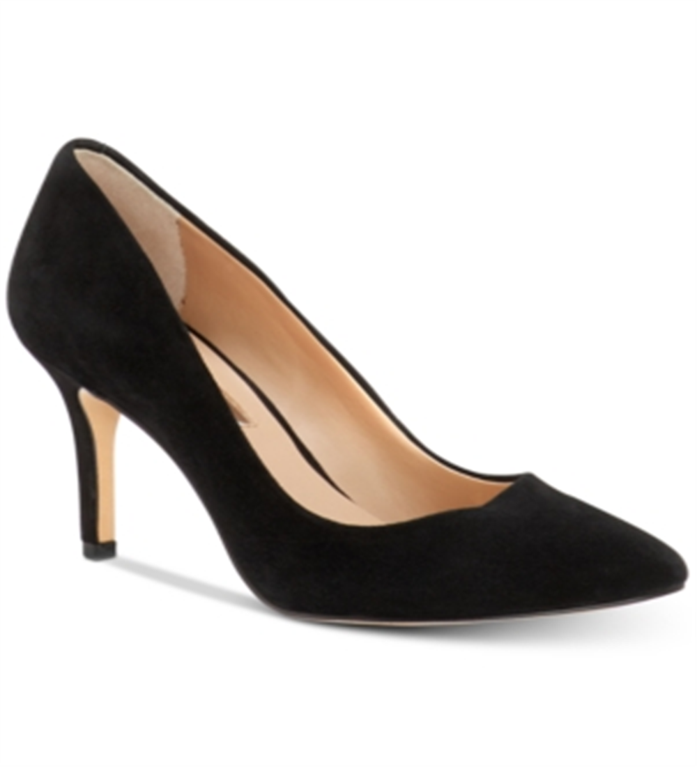 INC International Concepts Women's Zitah Pointed Toe Classic Pumps Black Size -9.5W