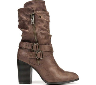 Women's Carlos by Carlos Santana Paisley Mid Calf Boot Brown Size 10 M