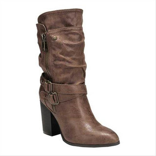 Women's Carlos by Carlos Santana Paisley Mid Calf Boot Brown Size 10 M