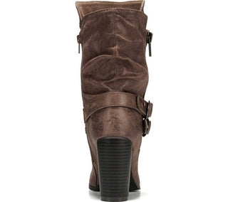 Women's Carlos by Carlos Santana Paisley Mid Calf Boot Brown Size 10 M