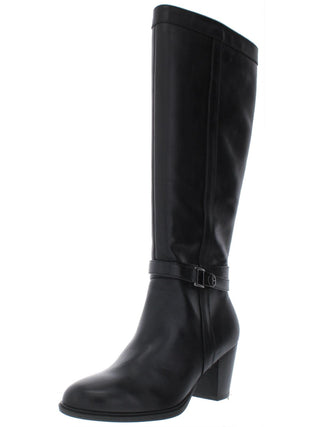 Giani Bernini Womens Rozario Leather Closed Toe Over Knee Fashion Boots Black Size 8 M