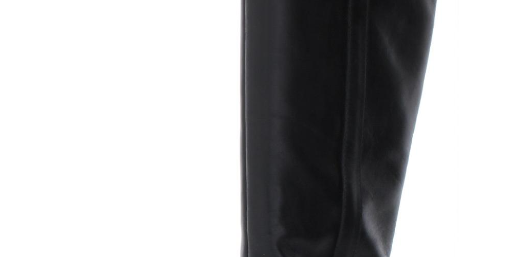 Giani Bernini Womens Rozario Leather Closed Toe Over Knee Fashion Boots Black Size 8 M