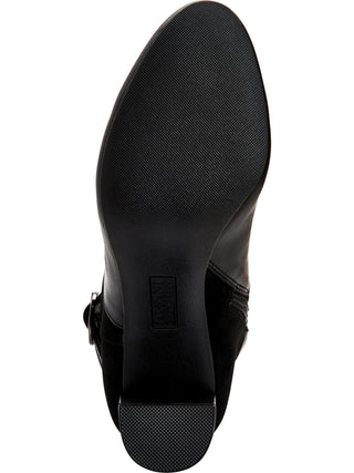 Alfani Womens Nelsonn Faux Suede Tall Riding Boots Black Size 7 M