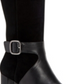 Alfani Womens Nelsonn Faux Suede Tall Riding Boots Black Size 7 M