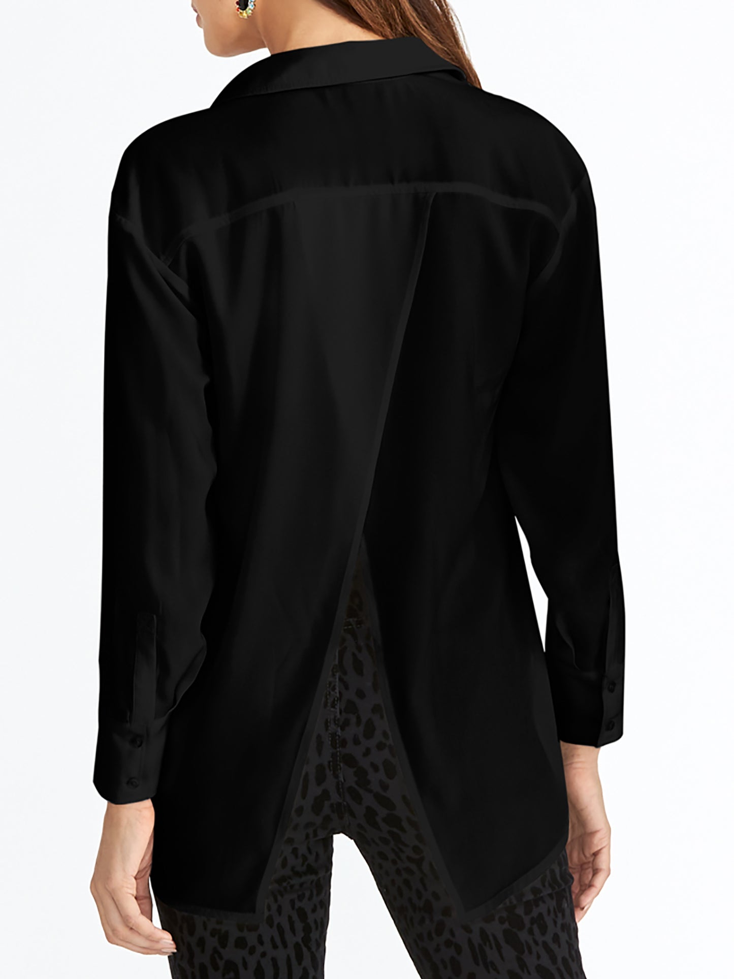 Rachel Roy Women's Knit Top Blouse Black Size Small