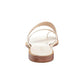 Michael Kors Women's Pratt Flat Sandal White Size 10