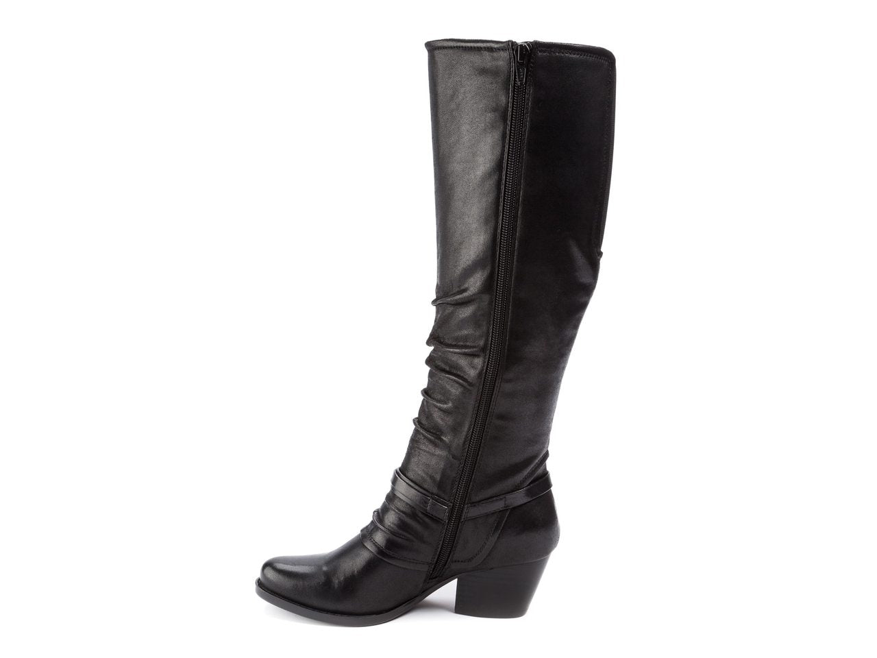 Bare Traps Womens Roz Fabric Almond Toe Knee High Fashion Boots Black Size 5 M