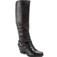 Bare Traps Womens Roz Fabric Almond Toe Knee High Fashion Boots Black Size 5 M