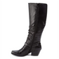 Bare Traps Womens Roz Fabric Almond Toe Knee High Fashion Boots Black Size 5 M