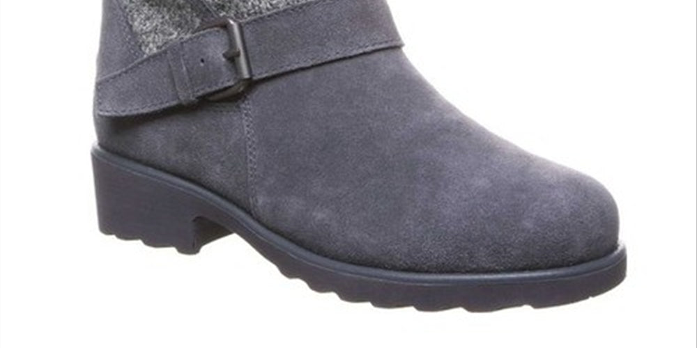 Bearpaw Women's Avery Booties Gray Size 9M