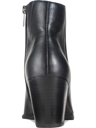 American Rag Womens Eryn Leather Heels Booties Black 10 M