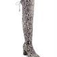Marc Fisher Women's Shoes Vany2 Almond Toe Knee High Cold Weather Boots Gray Size 8 M