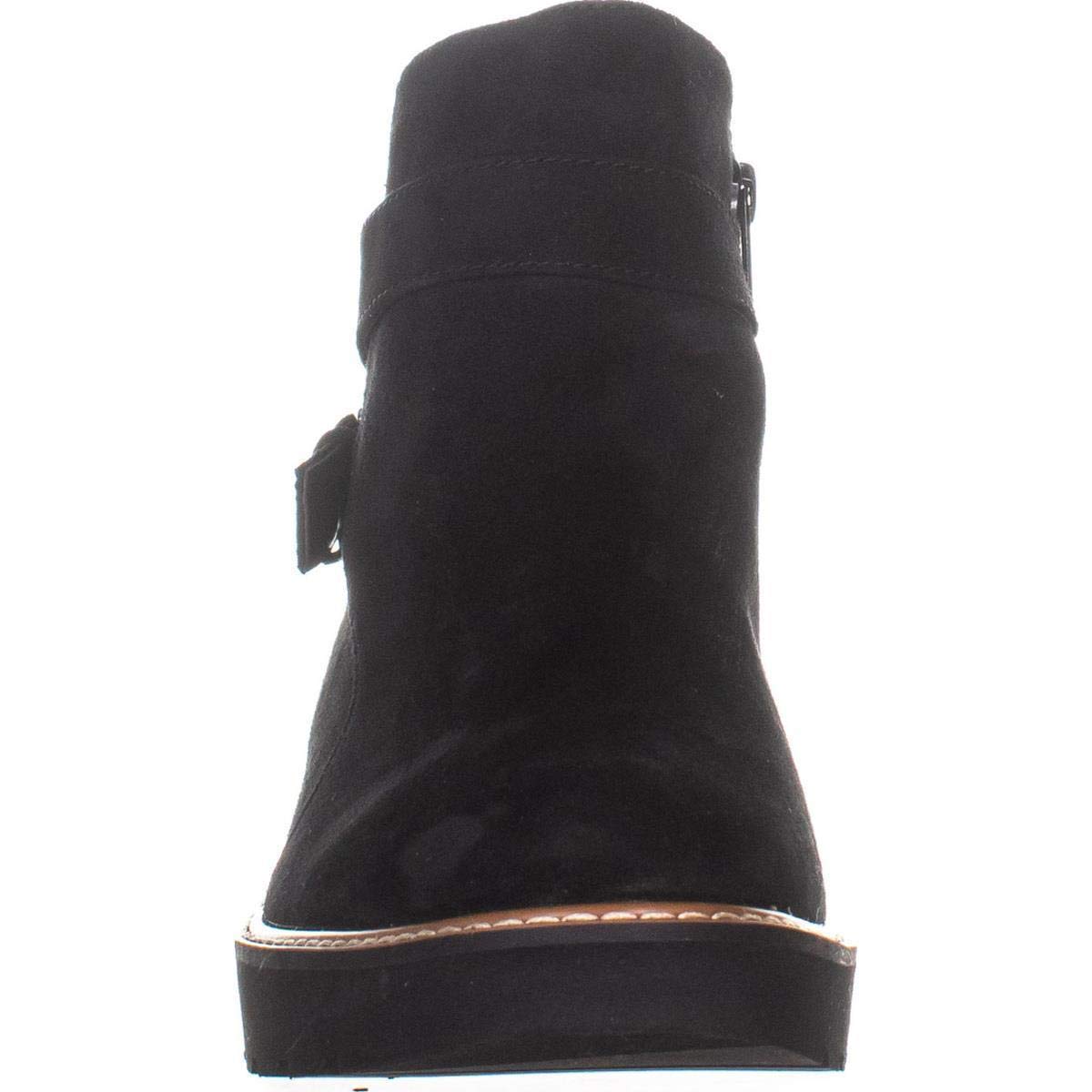 Naturalizer Women's Aster Leather Closed Toe Ankle Fashion Boots Black Size 9 W