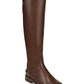 Franco Sarto Women's Henrietta Leather Almond Toe Knee High Boot Brown  Size 7M