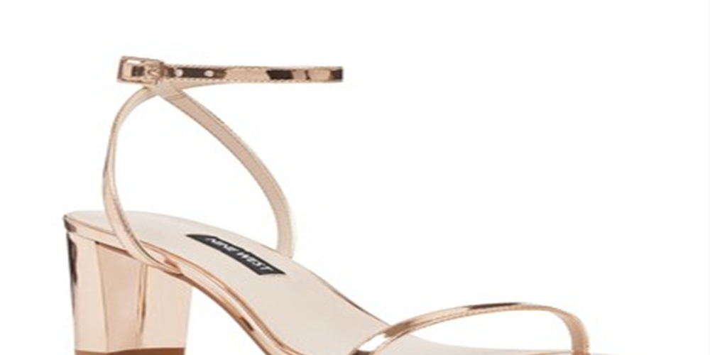 Nine West Women's Provein Block Heel Sandal Pink Synthetic Shoes  Size 6.5