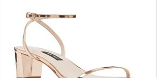 Nine West Women's Provein Block Heel Sandal Pink Synthetic Shoes  Size 6.5