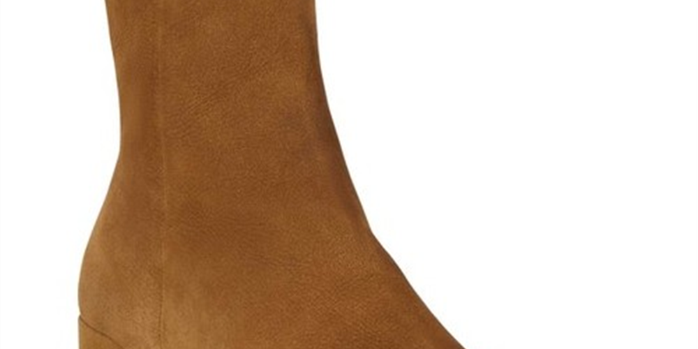 Ecco Women's Removable Insole Arch Support Breathable Shape 35 Pointy Toe Zip up Leather Booties Brown Size 8M