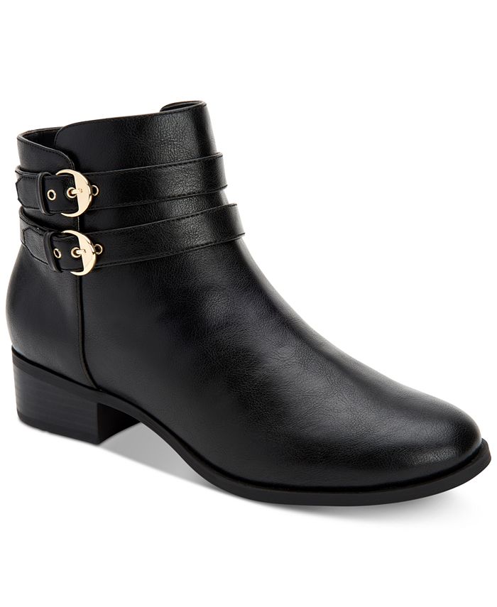 Charter Club Women's Jaimee Closed Toe Ankle Fashion Boots -Brown Size 6.5 M