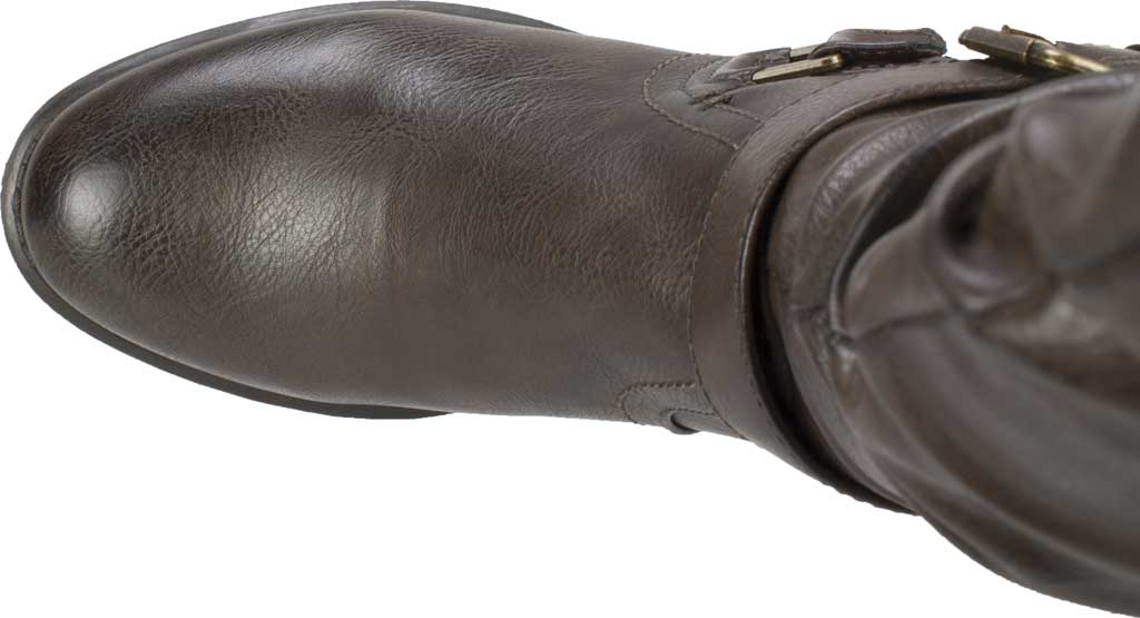 White Mountain Women's Liona Leather Almond Toe Knee High Fashion Boots Brown Size 8.5 M