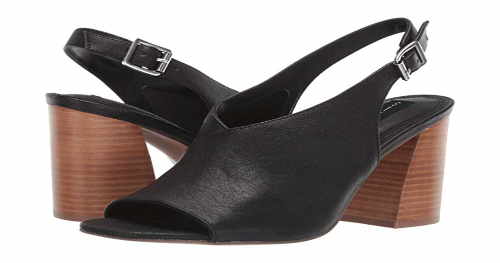 Steve Madden Women's Nasima Heeled Sandal Black Size 9.5M