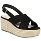 Bar III Women's Bianka Fabric Open Toe Casual Espadrille Sandals Brown Size 7.5 M