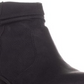 White Mountain Women's Uptown Block Heel Ankle Boots Black Size -8.5M
