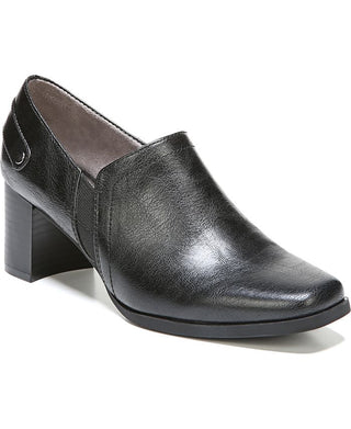 LifeStride Women's Shannon Mid Heel Loafer Black Size 8 M