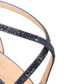 Thalia Sodi Women's Darria 4 Embellished Shimmer Evening Heels Sandal Navy Size -11 M