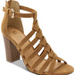 XOXO Women's Basset Strappy Sandal Shoes Brown Size 7