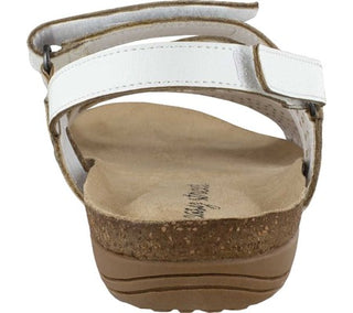 Easy Street Women's Trek Slingback Sandals White Size 11