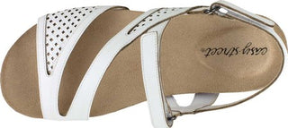 Easy Street Women's Trek Slingback Sandals White Size 11