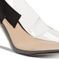 INC International Concepts Women's Coletta Fabric Pointed Toe SlingBack -Black Size 6 M