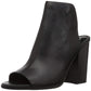 Steve Madden Women's Tilt Leather Peep Toe Special Occasion Slide Sandals Black Size 5 M