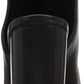 Steve Madden Women's Tilt Leather Peep Toe Special Occasion Slide Sandals Black Size 5 M