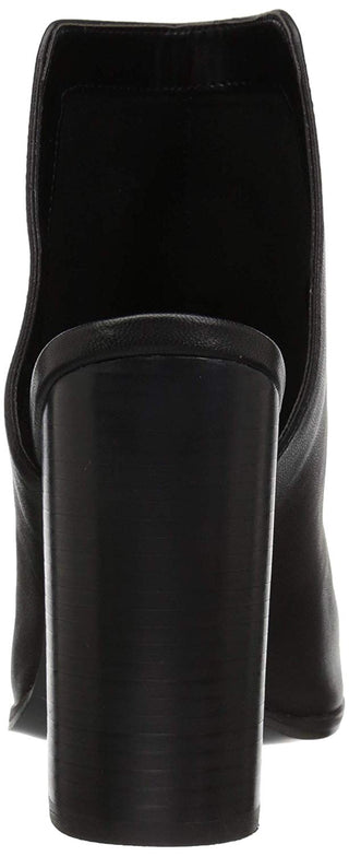 Steve Madden Women's Tilt Leather Peep Toe Special Occasion Slide Sandals Black Size 5 M