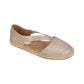 Kenneth Cole Reaction Women's How Elastic Fabric Round Toe Casual Slide Sandals Gold Size 6 M