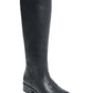 Steve Madden Women's Jasper Leather Almond Toe Knee High Black Size 10 M