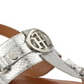 Tommy Hilfiger Women's Luvee Flat Shoes -Silver Size 9.5 M