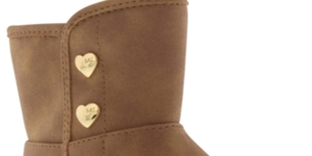Michael Kors Big Girl's Baby Jade Boots Brown Size 2 M